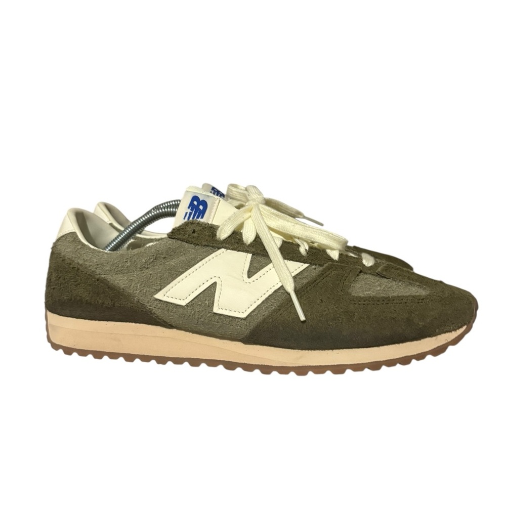 New Balance 471 Sneakers Mens 11 Green Brown U471PSA Hairy Suede Gum Sole